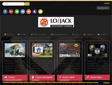 Tablet Screenshot of lojack.sk