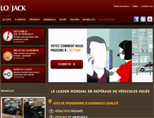 Tablet Screenshot of lojack.ca